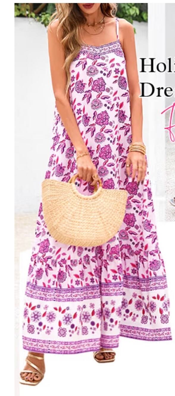 NWT BTFBM Women's Maxi Loose Sleeveless Sundress Sz 2XL
